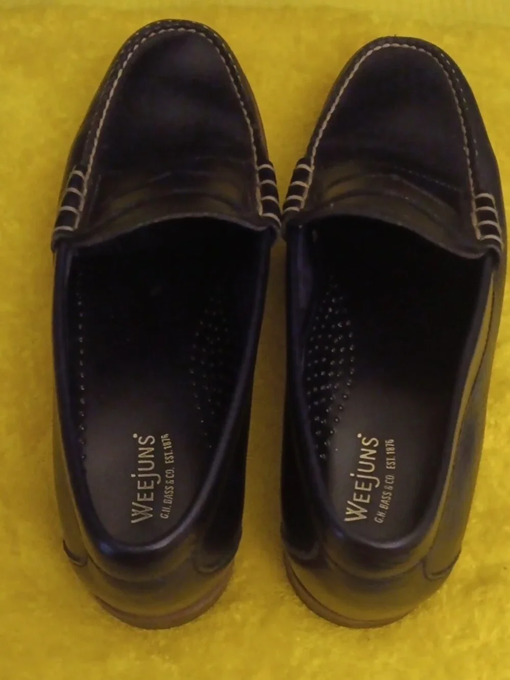 Weejuns navy leather